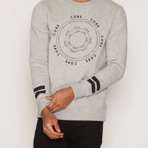 Jack & Jones Jcoronu Sweat Crew Neck Pusero Vaaleanharmaa