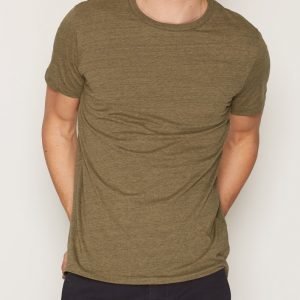 Jack & Jones Jcotable Tee Ss Melange or Pocket N T-paita Tummanvihreä