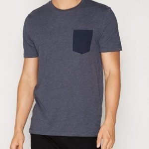 Jack & Jones Jcotable Tee Ss Pocket Noos T-paita Tummansininen