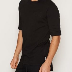 Jack & Jones Jcovera Tee Ss Crew Neck T-paita Musta