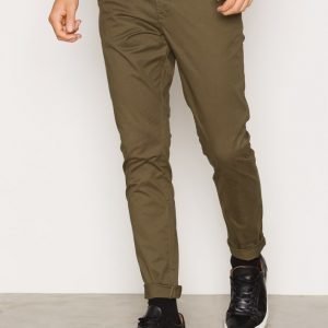 Jack & Jones Jjimarco Jjearl Akm 165 Olive Night Housut Tummanvihreä