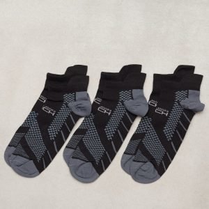 Jack & Jones Jjtplow Cut Sock 3-Pack Sukat Musta