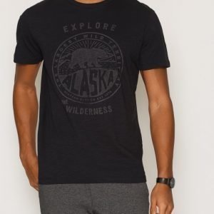 Jack & Jones Jjvabel Ss Tee Crew Neck T-paita Musta