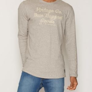 Jack & Jones Jjvbennet Ls Tee Crew Neck Pusero Vaaleanharmaa