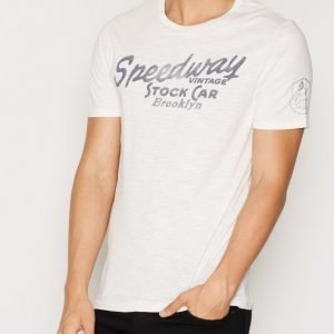 Jack & Jones Jjvdominic Ss Tee Crew Neck T-paita Valkoinen