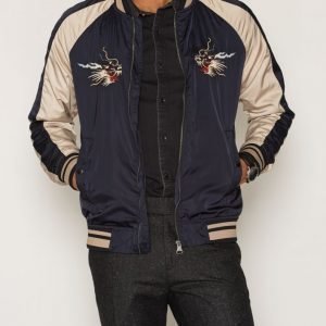 Jack & Jones Jjvdragon Bomber Jacket Bomber-takki Tummansininen