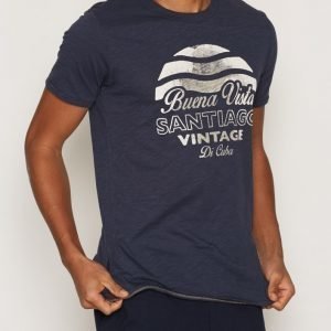 Jack & Jones Jjvedward Tee Ss Crew Neck T-paita Tummansininen