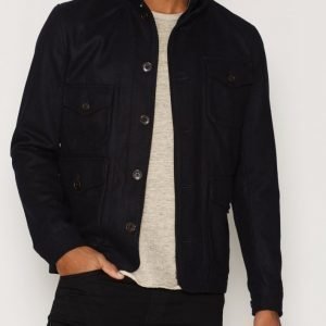 Jack & Jones Jjvfelix Wool Jacket Takki Tummansininen