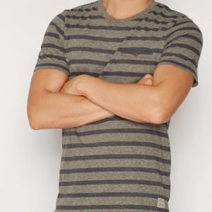 Jack & Jones Jjvgrayson Ss Tee Crew Neck T-paita Tummanvihreä