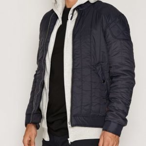 Jack & Jones Jjvjeff Biker Jacket Tikkitakki Tummansininen