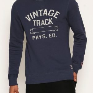 Jack & Jones Jjvt&F Jack Sweat Crew Neck Pusero Tummansininen