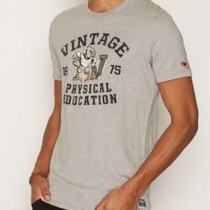 Jack & Jones Jjvt&F Riley Ss Tee Crew Neck T-paita Vaaleanharmaa