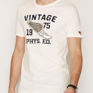 Jack & Jones Jjvt&F Riley Ss Tee Crew Neck T-paita Valkoinen