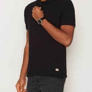 Jack & Jones Jjvwilliam Ss Polo Noos Pikeepaita Musta