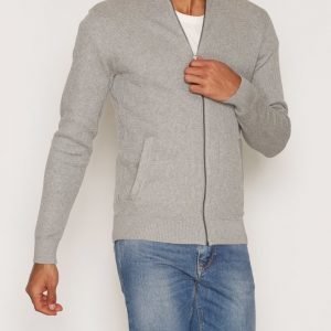 Jack & Jones Joratlanta Knit Zip Cardigan Pusero Vaaleanharmaa