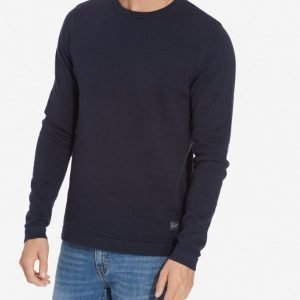 Jack & Jones Jorbasic Knit Crew Neck Noos Neulepusero Tummansininen