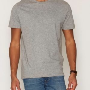 Jack & Jones Jorbasic Tee Ss Crew Neck Noos T-paita Vaaleanharmaa