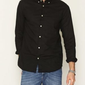 Jack & Jones Jorbech Shirt Ls Kauluspaita Musta