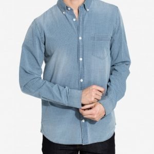 Jack & Jones Jorcrew Shirt One Pocket L/S Kauluspaita Sininen