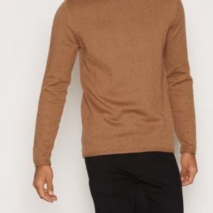 Jack & Jones Jorroll Knit Crew Neck Pusero Tummanruskea