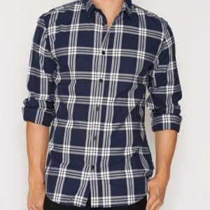 Jack & Jones Jorsope Shirt L/S Kauluspaita Tummansininen