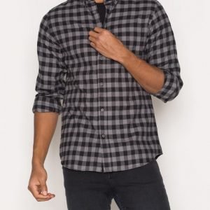 Jack & Jones Jorwilliam Shirt Ls Kauluspaita Harmaa