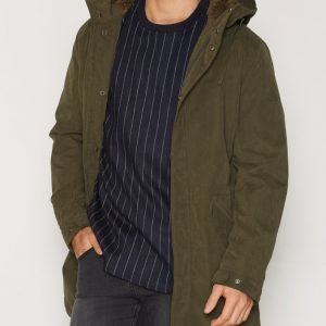 Jack & Jones Jpralexander Jacket Parkatakki Tummanvihreä