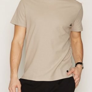 Jack & Jones Jprpique Tee Ss Crew Neck T-paita Vaaleanruskea