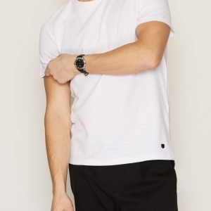 Jack & Jones Jprpique Tee Ss Crew Neck T-paita Valkoinen