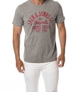 Jack & Jones New Tee Light Grey Melange