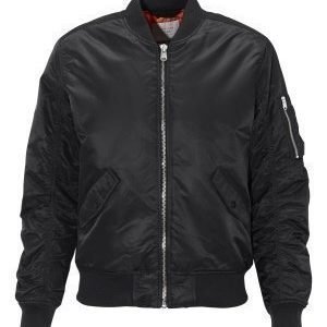 Jack & Jones Porten Bomber Jacket Black