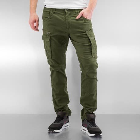 Jack & Jones Reisitaskuhousut Oliivi