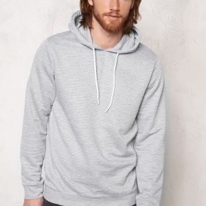 Jack & Jones Roy Sweat Hood Light Grey Melange