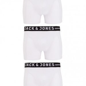 Jack & Jones Sense Trunks 3-Pack Noos Bokserit Valkoinen