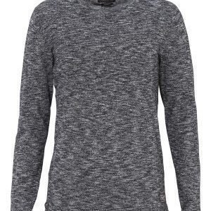 Jack & Jones Slub Knit Crew Neck Dark Grey Melange