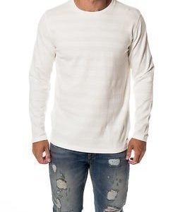 Jack & Jones Struck Crew Neck Cloud Dancer