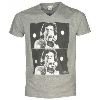 Jack Jones Tee-shirt ROCK Gris lyhythihainen t-paita