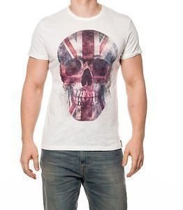 Jack & Jones The USA Tee Cloud Dancer Flag