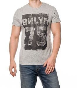 Jack & Jones The USA Tee Light Grey Melange