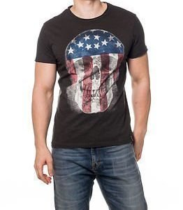 Jack & Jones The USA Tee Pirate Black