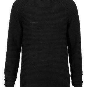 Jack & Jones Wind Knit Crew Neck Black