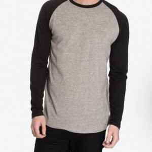 Jack & Jones jjorSTAN Tee Ls Crew Neck Noos Pusero Vaaleanharmaa