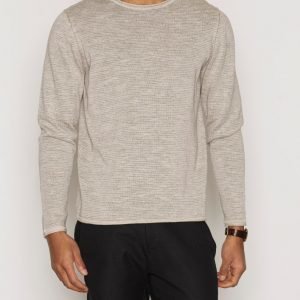 Jack & Jones jjvCARLTON Knit Crew Neck Pusero Valkoinen