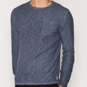 Jack & Jones jjvDERRICK Knit Crew Neck Pusero Sininen