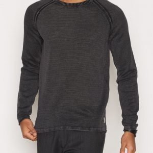 Jack & Jones jjvJEFFREY Knit Crew Neck Pusero Musta