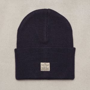 Jack & Jones jjvVINTAGE Knit Beanie Pipo Tummansininen