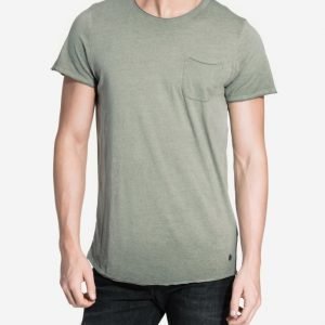 Jack & Jones jjvcJACK Ss Tee T&S Crew Neck Noos T-paita Tummanvihreä