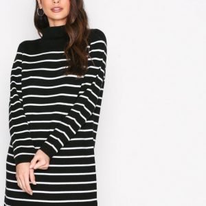 Jacqueline De Yong Jdyadele L / S Highneck Dress Knt Pitkähihainen Mekko Musta