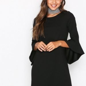 Jacqueline De Yong Jdybernadette Bell Sleeve Dress Jr Juhlamekko Musta