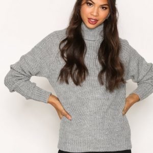 Jacqueline De Yong Jdyjusty L / S Pullover Knt Neulepusero Vaaleanharmaa